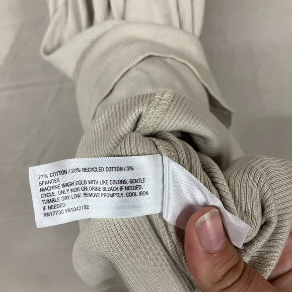 NWT Universal Thread Women's Tan Size Large Rib-Knit Maxi Bodycon Dress Pullover - Picture 7 of 12